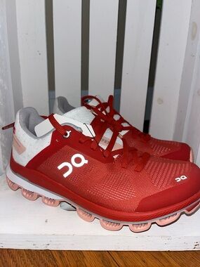 On Running Cloudflow Terracotta Mesh Sneakers